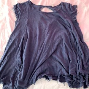 Navy Free People Top